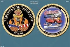 9/11 Memorial Challenge Coin